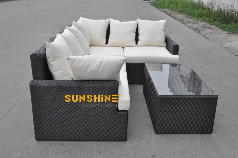 modern rattan sofa